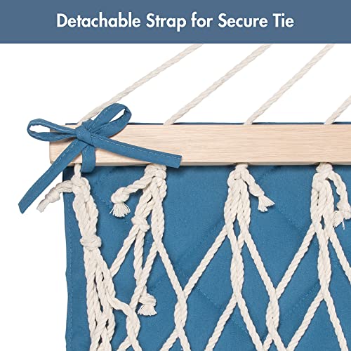 ANOW Outdoor Hammock Pad and Pillow Set Only, Heavy Duty Hammock Pad, Blue - color: Blue