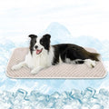 MICROCOSMOS Pet Cooling Mat & Sleeping Pad- Breathable Bubble Surface, EZ Clean. Keep Cooling for Pets, Kids and Adults in Summer.(Brown, 48" x 24") - color: Brown, size: 48" x 24"