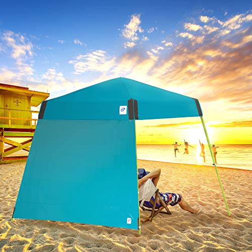 E-Z UP Single Sidewall with Screened Window, Fits 10' Angled Leg, Truss Clip Attachment, Punch - color: Punch, size: 10'