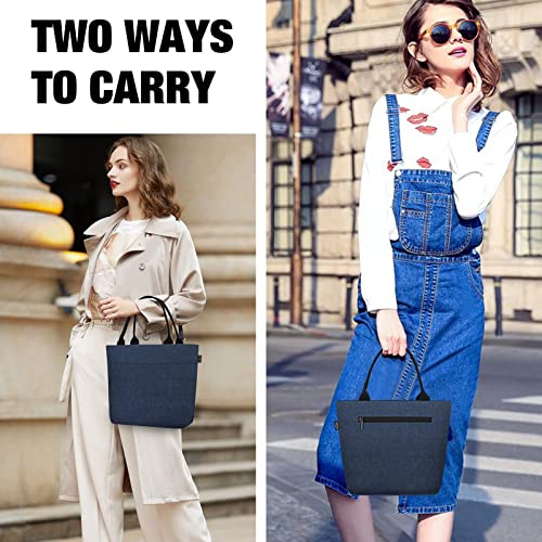 Aosbos Lunch Tote Bag, Insulated Lunch Box for Women, Leakproof Lunch Cooler Purse for Work, Blue - color: H. Classic Blue