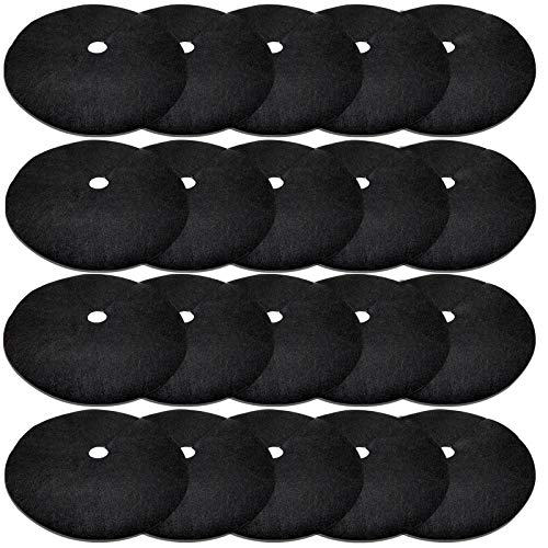 EBaokuup 20 Pack 10.6 Inch Non-Woven Tree Mulch Ring - Degradable Tree Protector Mat, Reusable Tree Weed Barrier Mat for Weed Control Root Protection - size: 10.6 Inch