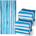 Mixweer 8 Packs Microfiber Beach Towel Bulk 60 x 28 Inch Sand Free Travel Large Microfiber Pool Swim Multi Style Beach Towel Blanket for Adult on Vacation Accessories (Simple Style) - style: Simple style