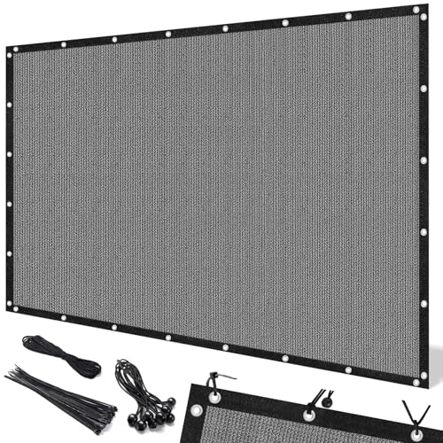 Artpuch Pergola Shade Cover with Grommets 6x12 FT 90% UV Block Outdoor Sun Shade Cloth Privacy Screen for Patio (Customized Available) Light Grey - color: Light Grey, size: 0 6' x 1 2'