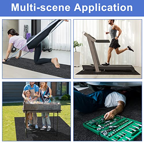 74" X 72" Hot Tub Mat, Inflatable Hot Tubs Floor Pad, Reusable Washable Spa Pool Ground Protection, Durable Hot Tub Flooring Protector, Anti-Slip Waterproof Backing, Suitable for Outdoor Indoor
