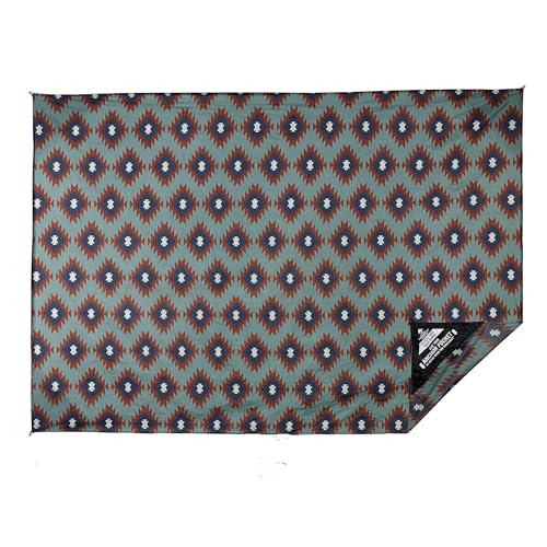 GRAND TRUNK Adventure Sheet | Waterproof & Sand-Proof Outdoor Blanket with Anchor Pockets & Stake Loops | Quick-Dry Nylon Picnic, Beach & Camping Mat | Vista - color: Vista
