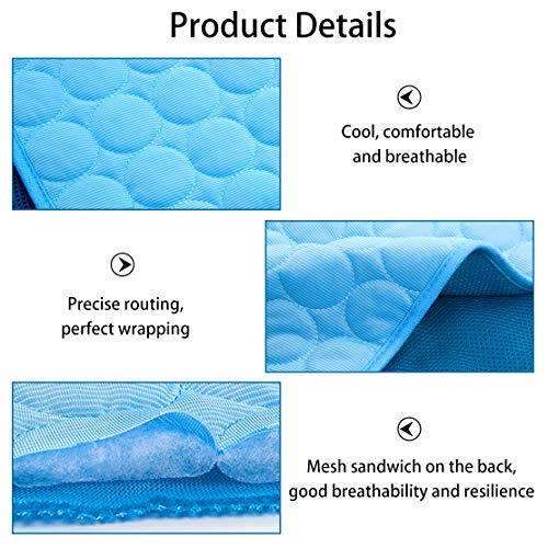 Dog Cooling Mat, Pet Cooling Pads for Dogs, Summer Cooling Bed for Cats, Portable Pet Cooling Cushion for Home or Outdoor - size: 40x28IN