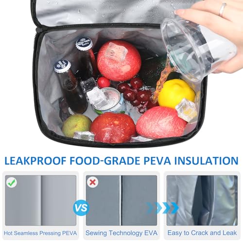 Tenot Cooler Backpack 33/40 Cans Backpack Coolers Insulated Leak Proof Soft Beach Cooler Bag for Men Women Ice Chest Backpack Camping Hiking Picnic Travel Cooler Lunch Backpack - color: Black, size: 33 Cans
