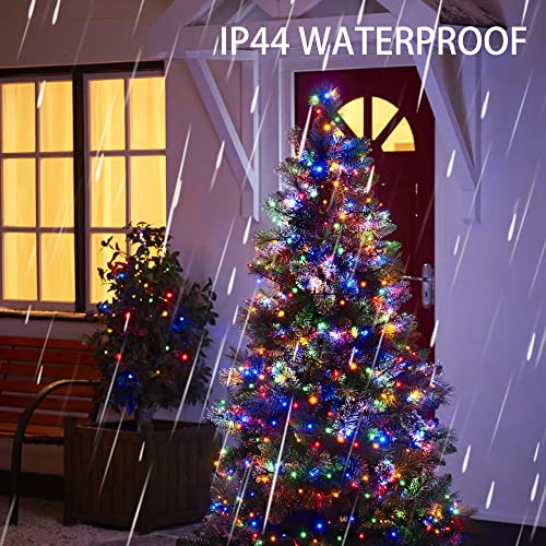Dazzle Bright Multi-Colored Christmas String Lights, 82ft 1000 LED Waterproof Green Wire Fairy Lights with 8 Modes, Outdoor Lights for Xmas Tree Holiday Wedding Party Christmas Decorations - color: Multicolor, size: 1000 LED