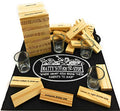 Homeware Deluxe Drunken' Tower The Grab A Piece Adult Party Game with Exclusive Matty's Toy Stop Storage Bag - Adult Party Game