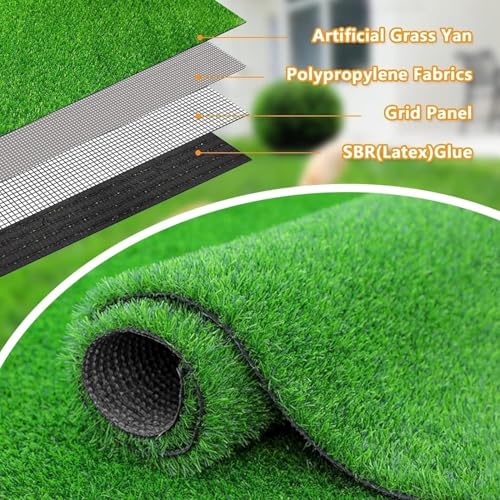 Artificial Grass Rug Turf for Dogs Indoor Outdoor Fake Grass for Dogs Potty Training Area Patio Lawn Decoration (59.1 x 39.3 Inch (Pack of 1)) - size: 59.1 x 39.3 Inch (Pack of 1)