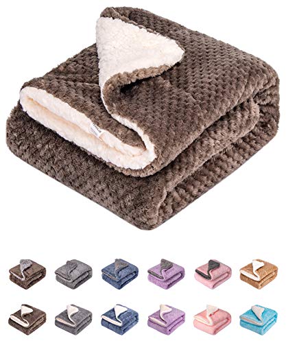 DW-Eagle Grey Plush Fleece Receiving Blanket for Dog, Cat, Couch, Travel & Outdoor, Camping (24" x 32") - color: Dw-eagle Grey, size: Blanket (24" x 32")