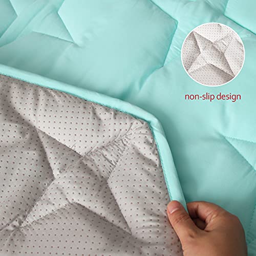 Hexagon Playpen Mattress Mat Blue, Non Slip Playpen Mat for Regalo Play Yard 6 Panel Playpen, Fit Hiccapop 53" PlayPod Portable Playard, Kids Tent Mat Hexagon - color: Blue, size: for Regalo Play Yard 6 Panel