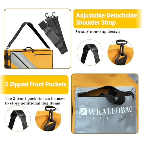 Storage Bag of Dog Playpen, Portable Dog Fence Bag for RV Travel, Compatible with Most 24" H, 8-Panel and 9-Stake Pet Fence Shoulder Bag