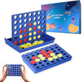 Pedolini 4 in a Row Connect Game Travel Board Game (Small) Mini 7x4.8 Inch - size: Small