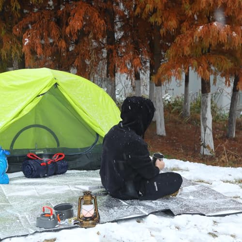 RedSwing 4 Pack Emergency Blankets, Waterproof Survival Thermal Tarp, Multipurpose Reflective Insulated All Weather Blankets for Camping Hiking, Orange - color: Orange 83''x59'',4 Packss