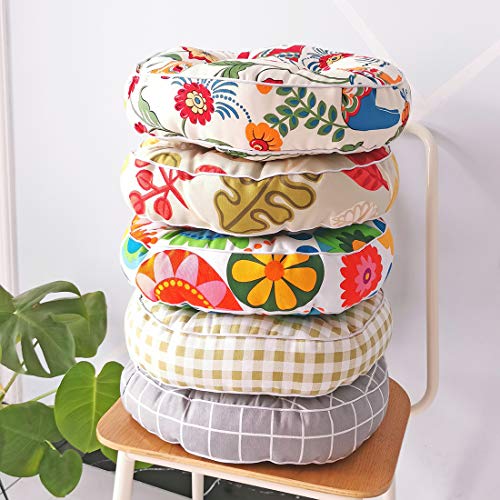 vctops 1PC Indoor Outdoor Bohemian Round Chair Cushion Seat Pad Floor Cushion Pillow (Sun Flower 2, 18"X18") - color: Sun Flower 2, style: 18Inchx18Inch/45x45cm