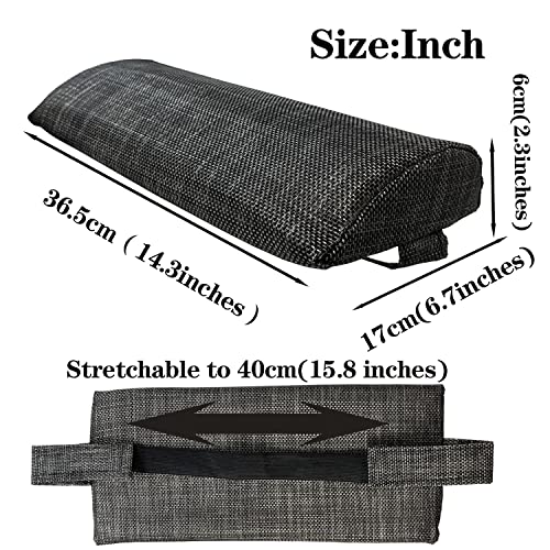 Zero Gravity Chair Set of 2 Replacement Pillow Headrest with Elastic Band, Universal Soft Removable Padded Cushion Head Pillow for Zero Gravity Lounge Chair, Folding Patio Lawn Recliner Chair, Grey - color: Grey, size: 2 Pack