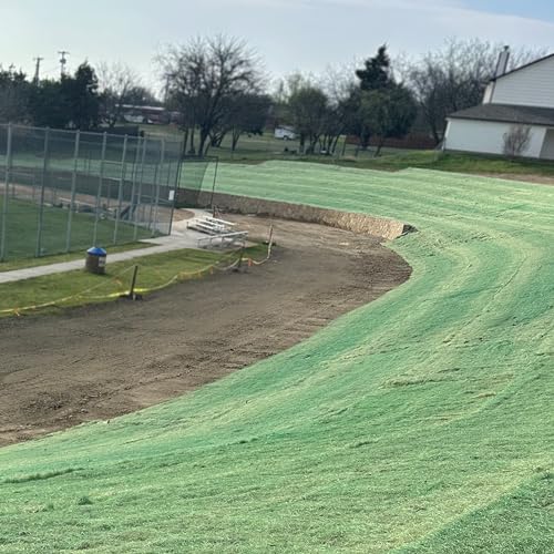 American Excelsior QuickGrass Pro - 4'x50' - Green Erosion Control Blanket Landscape Roll