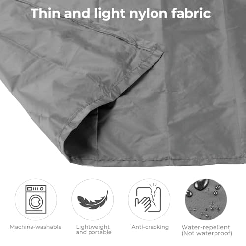 Pocket Picnic Blanket for 1 Person, 43.3x27.56″ (1.27oz) Super Light Compact Beach Blanket, SandProof Waterproof Portable Beach Picnic Mat for Outdoor Hiking Camping Travel Festival(Gray) - color: G Grey (Black Pack), size: 1person（43.3x27.56″)