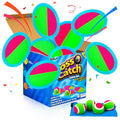 Ayeboovi Toss and Catch Ball Set 8 Paddles 4 Balls Outdoor Beach Pool Toys for 3 4 5 6 7 8 Year Old Boys Girls Birthday Gifts Easter Basket Stuffers Outside Yard Games for Kids and Family Activities - style: 8 Paddles 4 Balls