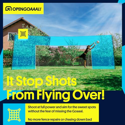 Open Goaaal 3-in-1 Soccer Training Rebounder - Soccer Goal for Volley, Passing, Training - Outdoor Sports, Backyard Games - size: Large