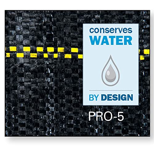 Dewitt Pro-5 Weed Barrier Fabric 5 oz, 6 x 250 Feet – Heavy-Duty Woven Landscape Ground Cover Mat for Raised Garden Bed, Greenhouse Gardening, Outdoor Landscaping, and Commercial Planting - size: 1 Pack, style: 6' x 250'
