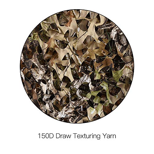 HYOUT Camo Netting Camouflage Net Bulk Roll for Hunting Blinds Ghillie Sunshade, Camping, Military Party Decoration - color: Super Camo 1.0, size: 10x10ft(3M*3M)