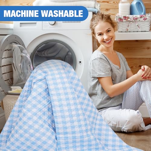 G GOOD GAIN Picnic Blankets Outdoor Extra Large - 80"x80" Portable Waterproof Picnic Blanket, Machine Washable 3-Layer Foldable Park Mat with Sandproof Backing for Grass, Hiking, Travel (Sky Blue) - color: Skyblue