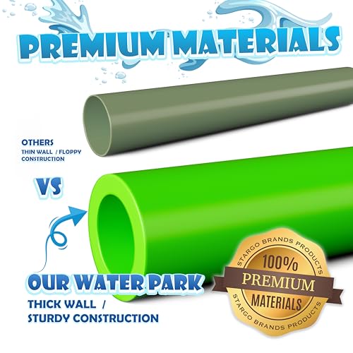 Kids Water Park Sprinkler Tunnel with Dunk Bucket | Outdoor Water Park for Backyard Summer Fun
