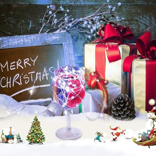 33Ft String Lights Battery Operated with Remote Control Timer, 100LED 4 Pack Waterproof 8 Modes Copper Wire Twinkle Fairy Lights for Bedroom Indoor Outdoor Wedding Dorm Christmas Decorations - style: Modern