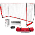 PowerNet Soccer Goal for Backyard, 3Mx2M / 6x4 / 8x4 / 12x6 / 14x7 /18.5x6.5 / 21x7 / 24 x 8 Portable Soccer Net, Sports & Outdoors Training Equipment, Quick Setup 1 Goal & Zipper Storage Bag - style: 8 x 4 FT