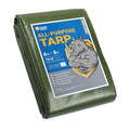 GUARD SHIELD Heavy Duty Tarp 6x8 Feet Green Multi Purpose Thick Waterproof Poly Tarp Cover 10mil - color: Green, size: 6x8