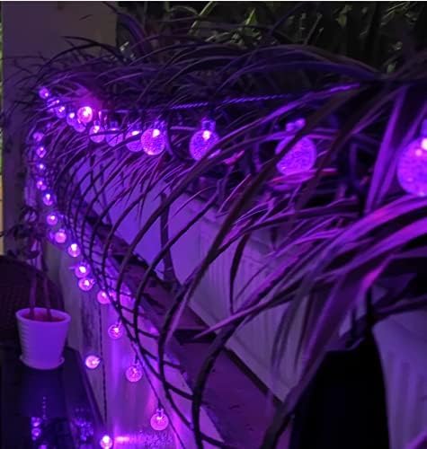 XEWEA Solar String Lights Outdoor 16 Colors 66 LED 39Ft Waterproof Outdoor String Lights with 20 Modes Remote Solar Powered Crystal Globe Lights for Garden Home Party Christmas Decorations - color: 65-Colors String