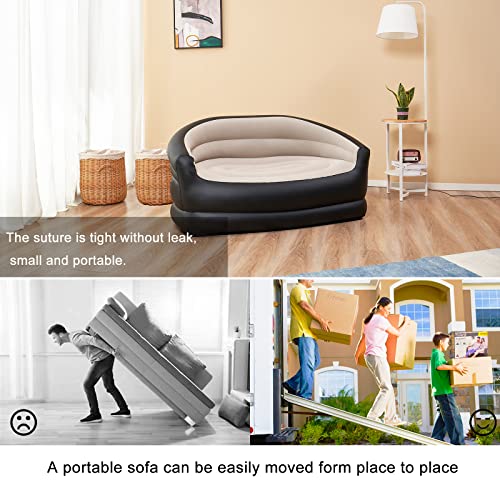 Inflatable Couch Air Sofa,Blow Up Chair for Outdoor and Living Room