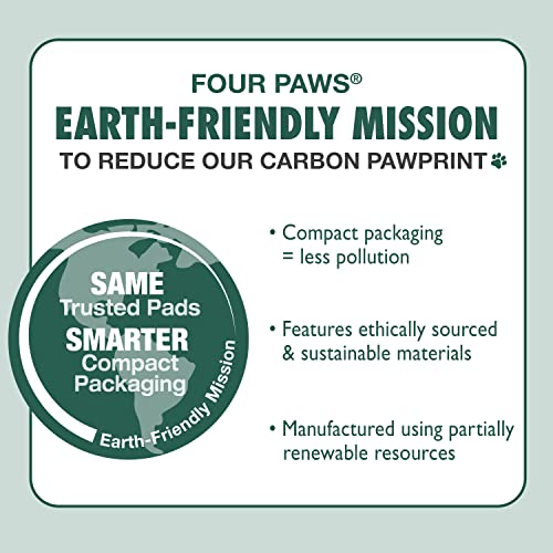Four Paws Wee-Wee Odor Control with Febreze Freshness Pee Pads for Dogs & Puppies, Leak-Proof Dog Housebreaking Potty Training Floor Protection, Spring Fresh Scent, 22" x 23", 100 Count - size: 22" X 23"