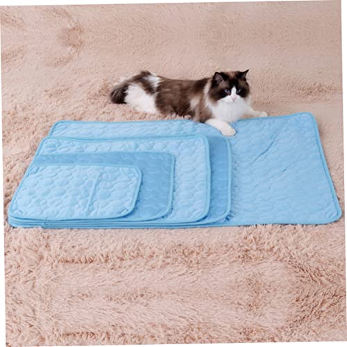 BESPORTBLE Dog Bed Mat Cooling Pad for Dogs and Cats Breathable Comfortable and Versatile - size: 70*55*0.3cm