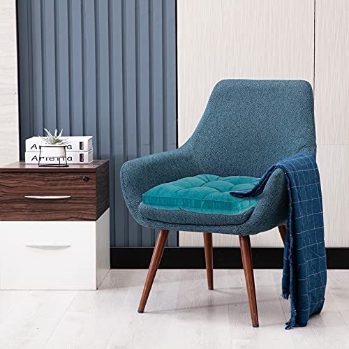 Furlide Seat Cushions 18 x 18 Inch Chair Cushion Pad for Kitchen Dining Chairs Indoor Outdoor Cushions Set of 2, Square Grey - color: Grey