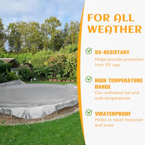 Tarps Heavy Duty Waterproof, 12 Mil Silver Heavy Duty Tarps with Grommets Reinforced Edges, UV Resistant, Tear&Fade Resistant, Small Rain Cover Waterproof Under Tent, 6 * 10FT - color: Silver-12 Mil, size: 6*10FT