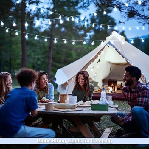 JMEXSUSS Globe String Lights Battery Operated - 100 LED White Fairy Lights Indoor Outdoor Waterproof 33FT Battery Powered String Lights with Remote for Wedding Bedroom Classroom Camping Decor - color: White, size: 100 LED Battery