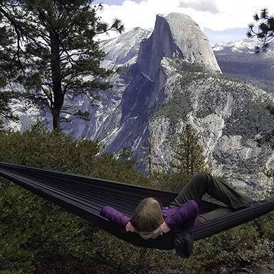 Outdoor Vitals Ultralight Hammock Under 1 lb with Suspension Included, Whoopie Sling Suspension, Tree Straps and Carry Bag - size: Full