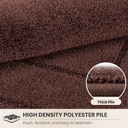 PURRUGS Dirt Trapping Door Mat 24" x 35.5", Non-Slip/Skid Machine Washable Entryway Rug, Dog Doormat, Super Absorbent Welcome Mat for Muddy Wet Shoes and Paws, Brown - color: Brown, size: 24" X 35.5"