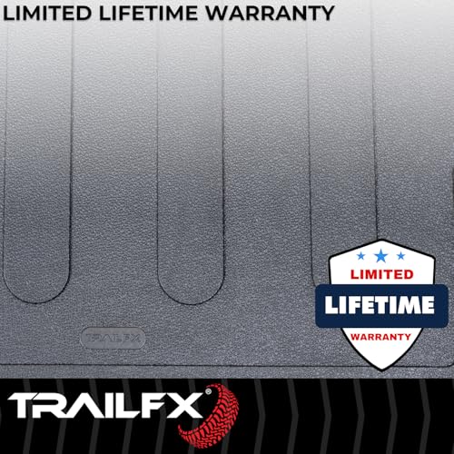 TrailFX 642N Rubber Bed Mat Fits Chevrolet Silverado 2500 HD 6.8 Foot Bed 2020-202681 Inch x 70 Inch Drop-in Direct-Fit Textured Pebble Surface No Raised Edges Black