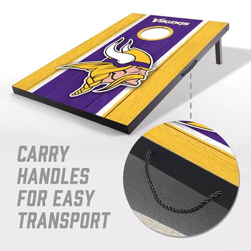 YouTheFan NFL 2' x 3' Portable Cornhole Game with Logo Bags
