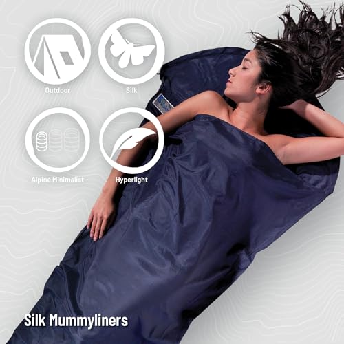 COCOON - Premium - Silk MummyLiner - color: Tuareg Blue