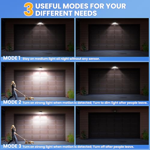 [10 Packs] Solar Motion Sensor Outdoor Lights, Super Bright Solar Lights Outdoor Waterproof, 3 Lighting Modes Security Wall Light for Outside Walking Dog Fence Backyard Deck Garden Door Step Garage - color: Cool White, size: 10 Pack