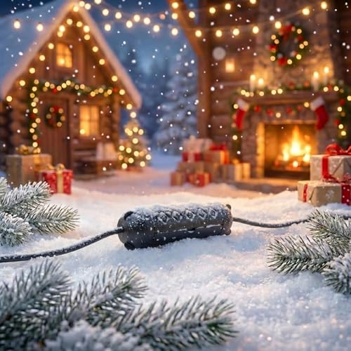 3 Pack Outdoor Extension Cord Safety Cover with Waterproof Seal - Compact Outdoor Plug Cover, IP54 Water-Resistant Protection for Plug, Perfect for Holiday Lights, Camping, and Garden Tools - color: Black
