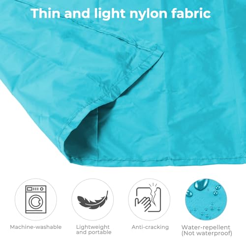 Pocket Picnic Blanket for 1 Person, 43.3x27.56″ (1.27oz) Super Light Compact Beach Blanket, SandProof Waterproof Portable Beach Picnic Mat for Outdoor Hiking Camping Travel Festival(Blue) - color: F Blue (Grey Pack), size: 1person（43.3x27.56″)