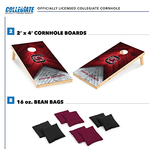 Wild Sports 2' x 4' Regulation Size College Set with Direct Print HD Team Graphics Great Gift for Any NCAA Fan! Bean Bag Toss Family Outdoor Game