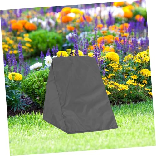 YARNOW Waterproof Garden Hose Reel Cover with Drawstring Portable Outdoor Hose Reel Protector for Patio and Lawn Weatherproof Uv Resistant Cart Cover 34.64X25.98X24.80 Inches