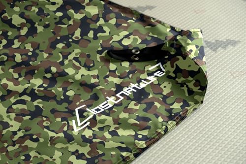 Clostnature Tent Footprint - Waterproof Camping Tarp, Heavy Duty Tent Floor Saver, Ultralight Ground Sheet Mat for Hiking, Backpacking, Hammock, Beach - Storage Bag Included - color: Camouflage, size: 87'' x 59''